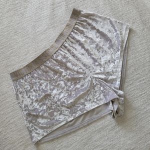 VS Victoria Secret crushed velvet shorts Size XL
